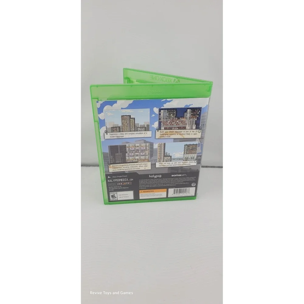 Project Highrise Architects Edition (Microsoft Xbox One, 2018) Game‎ Case Tested